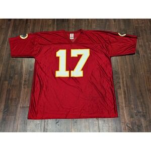 Washington Redskins Football Jersey Mens 2XL Red NFL #17 Jason Campbell Printed